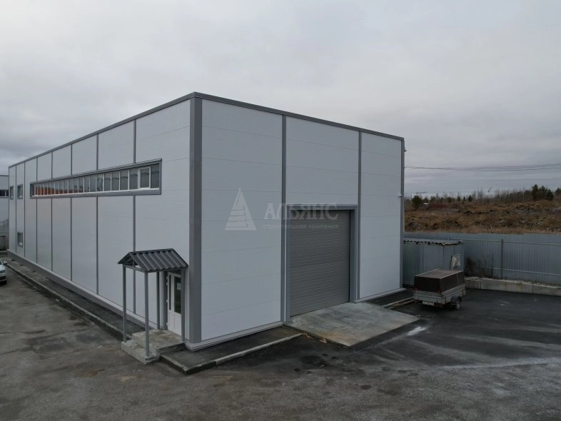 Склад с АБК из сэндвич-панелей  - фото 1