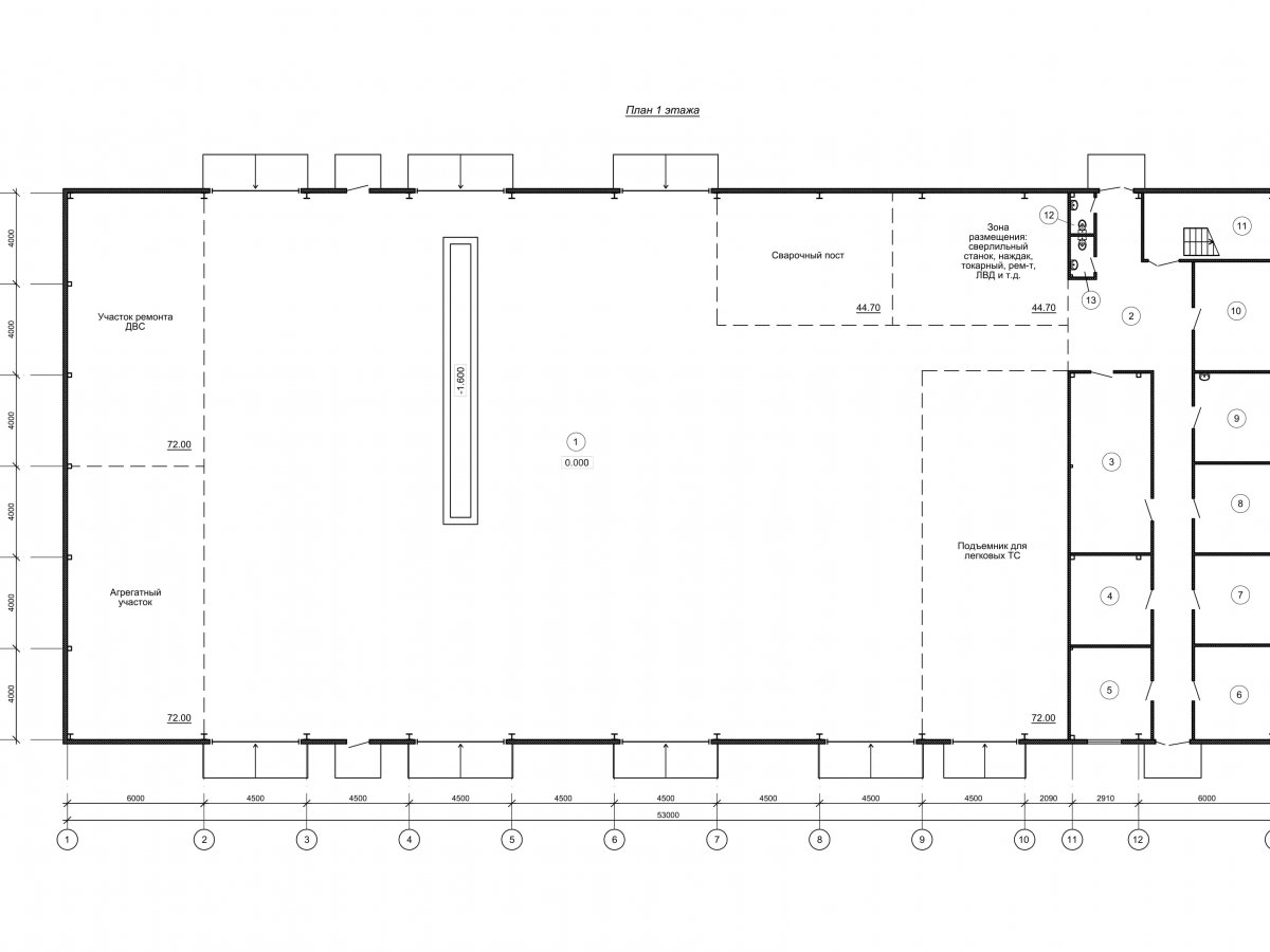 3D визуализация Производственное здание из сэндвич-панелей - фото 15