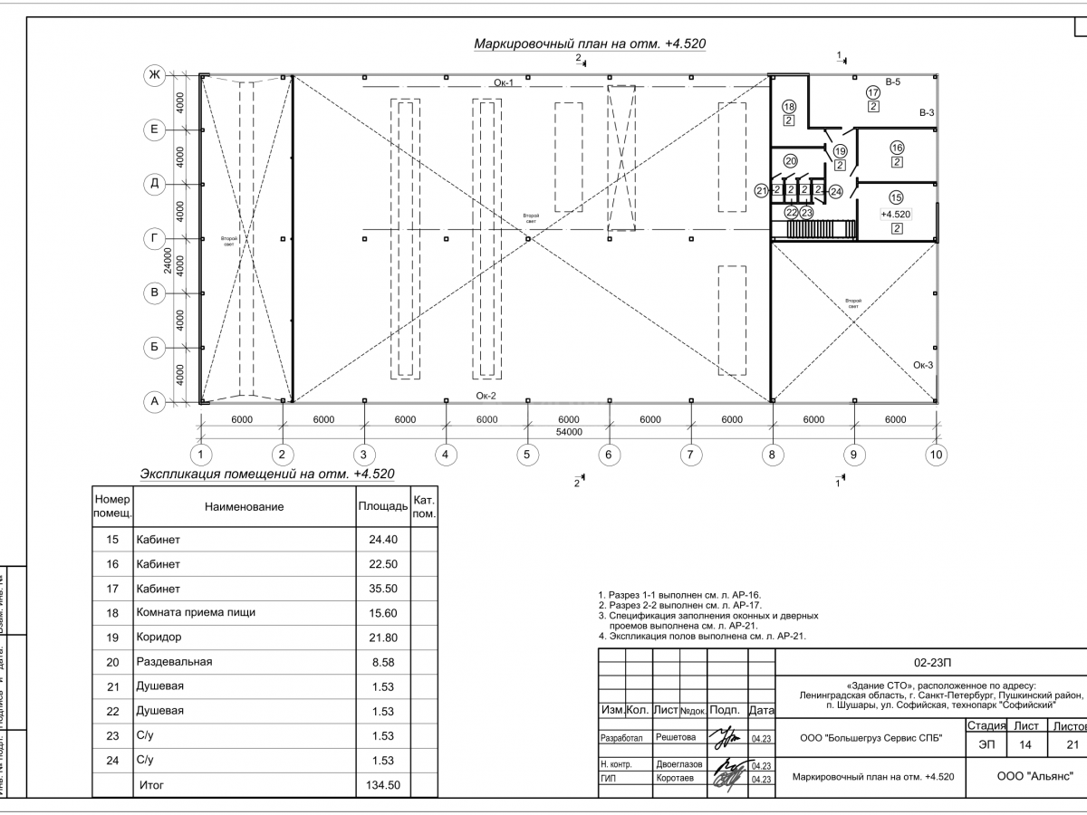 3D визуализация СТО с АБК с навесом  из сэндвич-панелей - фото 11